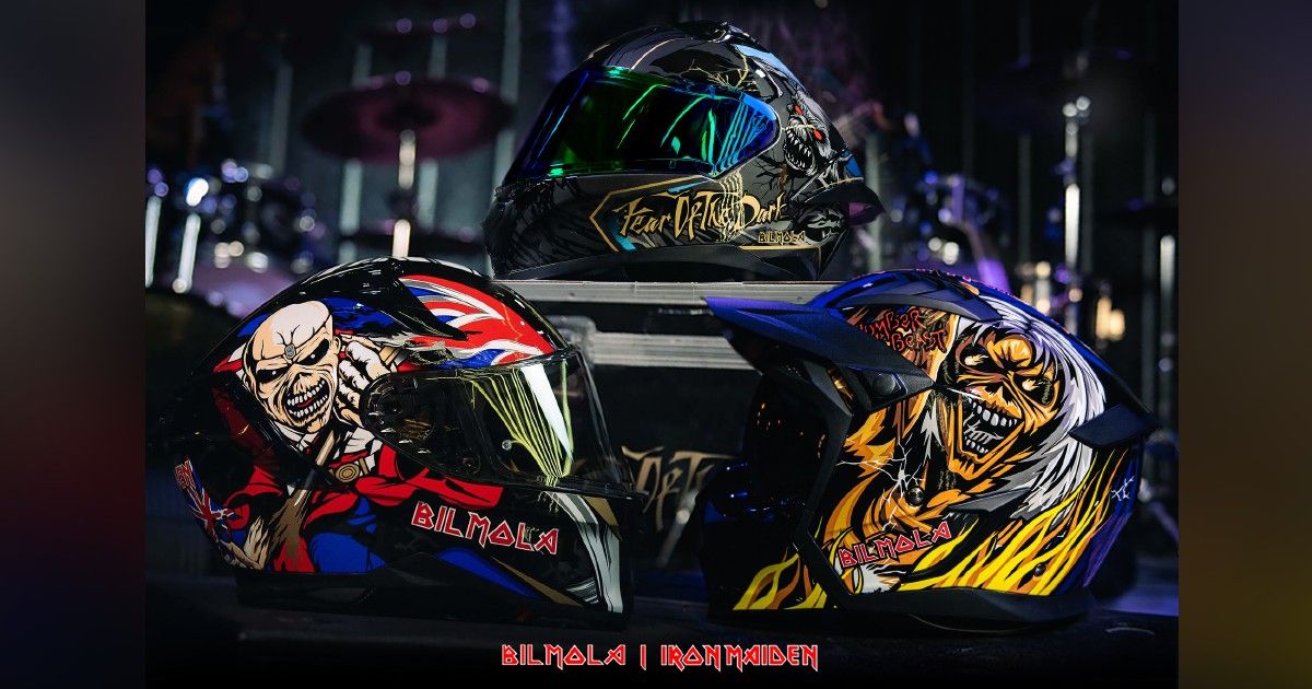  Bilmola จับมือกับ Iron Maiden เปิดตัวหมวกกันน็อกรุ่นพิเศษแบบ Limited Edition