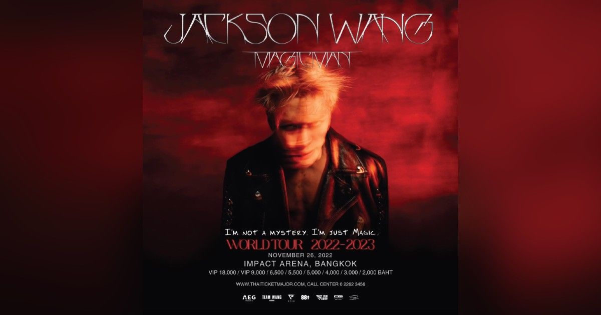 Jackson Wang ประกาศคอนเสิร์ตใหญ่ทัวร์อัลบั้ม Magic Man ที่อิมแพคอารีน่า เมืองทองธานี
