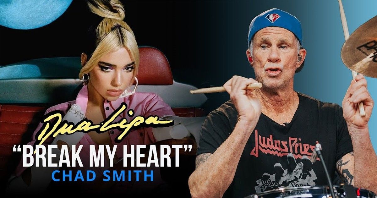 Chad Smith มือกลอง Red Hot Chili Peppers โชว์ตีกลองเพลง "Break My Heart" ของ Dua Lipa