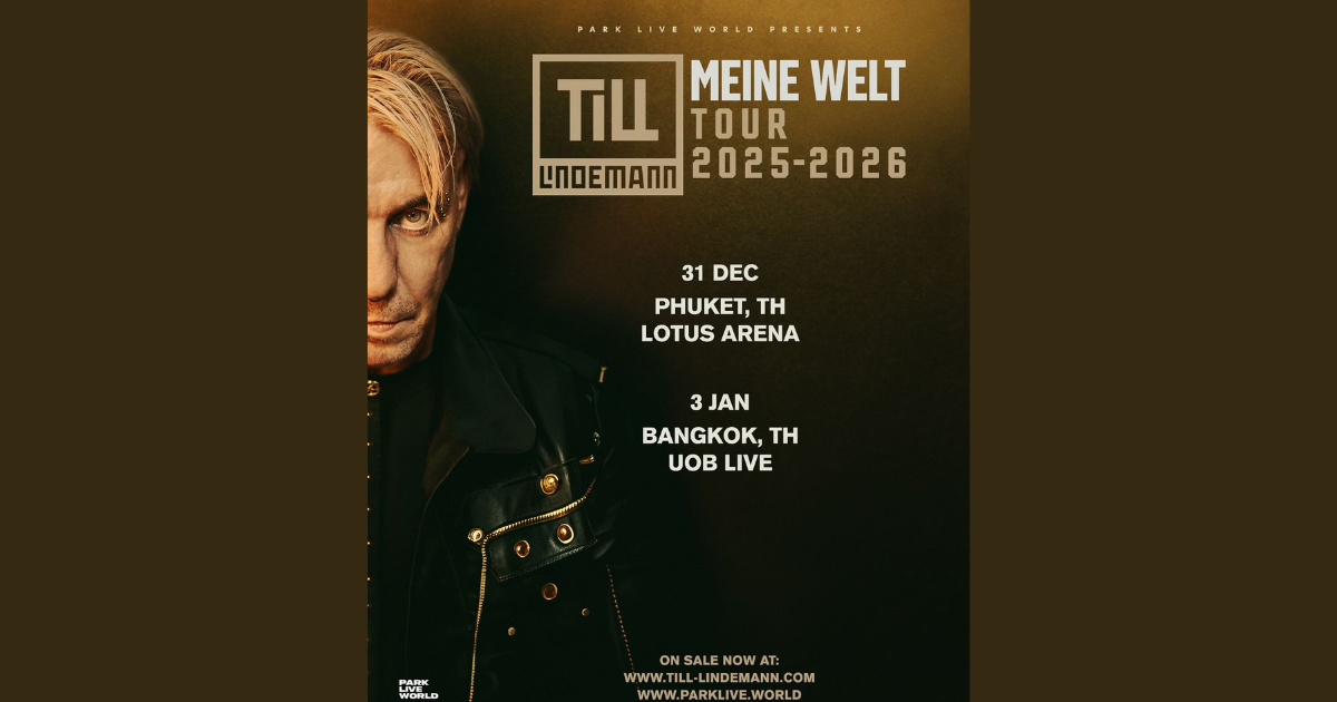 Till Lindemann นักร้องนำวง Rammstein ประกาศคอนเสิร์ตที่ไทย