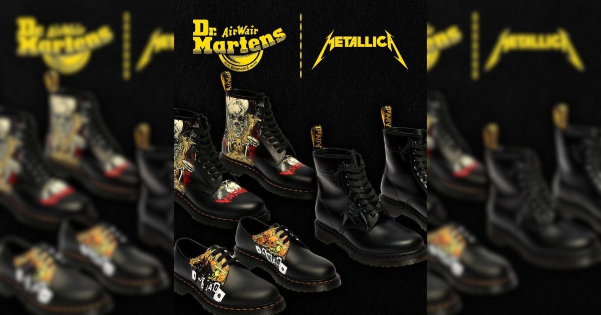 Metallica จับมือ Dr. Martens เปิดตัวคอลเลกชันพิเศษ